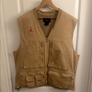 Air Jordan X Travis Scott Cactus Jack Beige Utility Vest